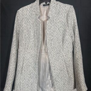 Vici Women's Black and White Textured Jacket
